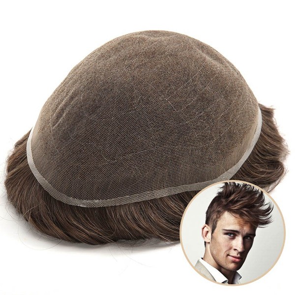 Thor | Men's Lace Toupee | Full French Lace Base | Suitable for Humid Climate