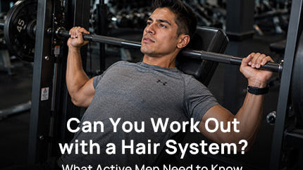 Can You Work Out with a Hair System? What Active Men Need to Know