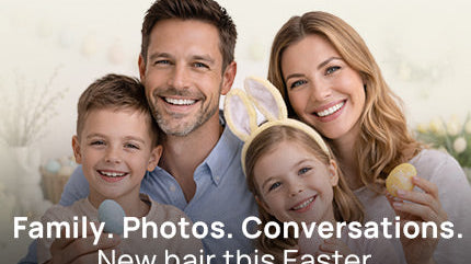 Family. Photos. Conversations. New Hair This Easter, Enjoy 15% Off April 1–5