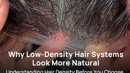 Why Low-Density Hair Systems Look More Natural: Understanding Hair Density Before You Choose