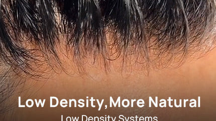 Low Density Hair Systems: Designed for a More Natural Look & Feather-Light Comfort