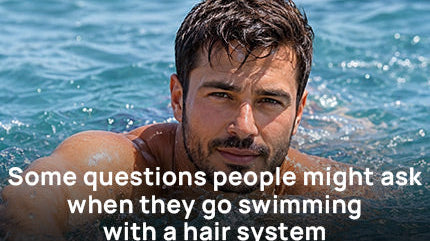 Some questions people might ask when they go swimming with a hair system