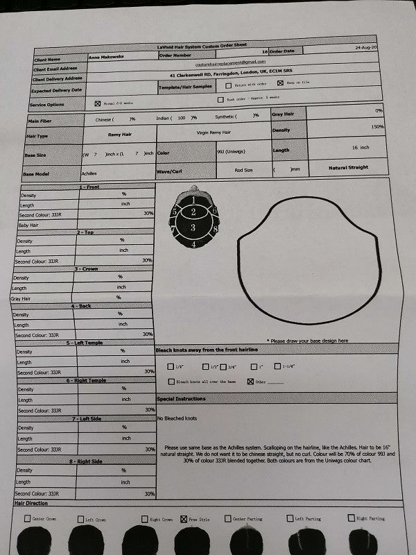 Wholesale Custom Made Hair Systems