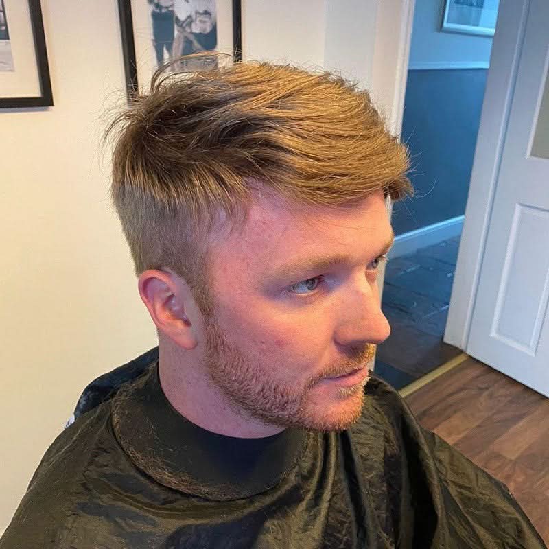 Apollo Men's Toupee Online | Mono with Scallop Front | Men's Hairstyle in Trend