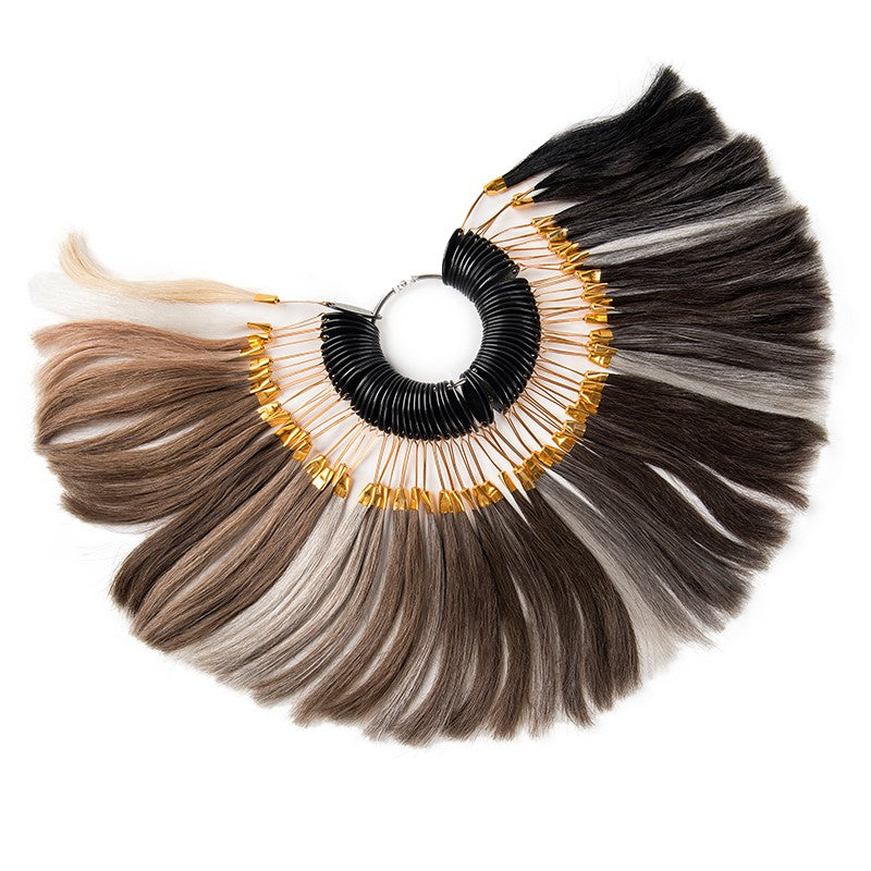 Hair System Color Chart | Toupee Hair Sample for Matching Your Hair Color