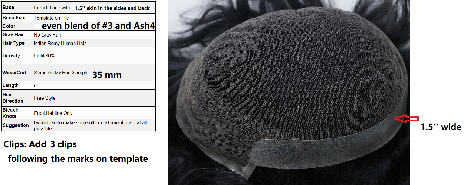 Custom Made Hair System