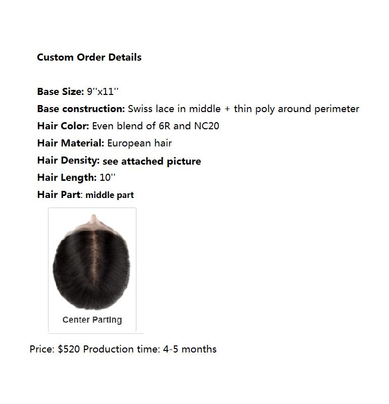 Custom Made Hair System