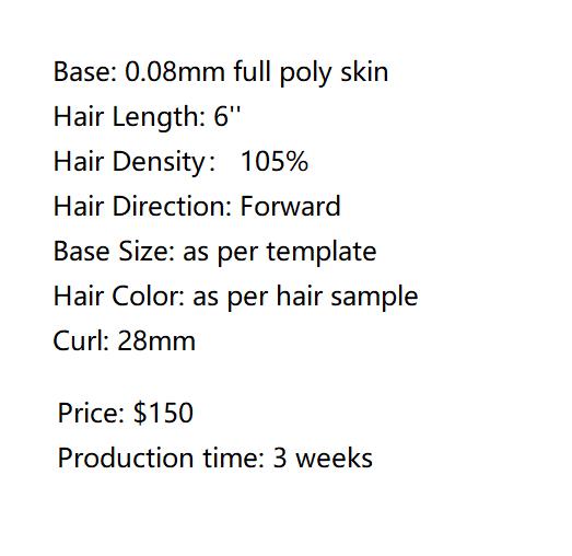 Custom Made Hair System