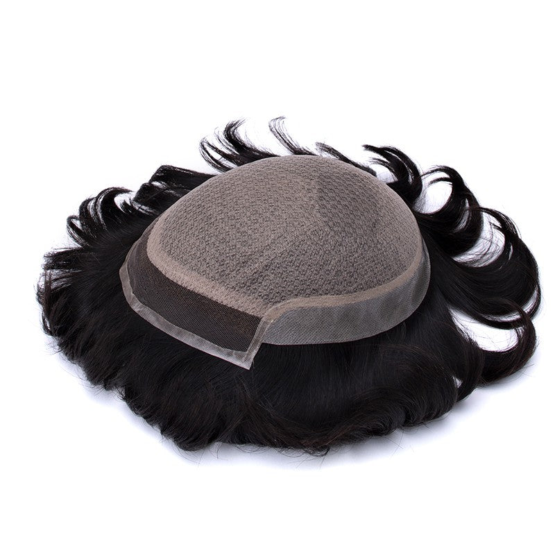 Prometheus Bald Men Hair Pieces Online | Silk Base with Front Lace | luxurious Style