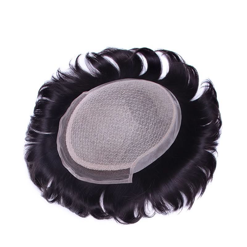 Prometheus Bald Men Hair Pieces Online | Silk Base with Front Lace | luxurious Style