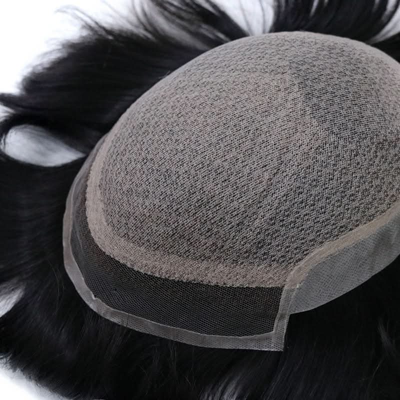 Prometheus Bald Men Hair Pieces Online | Silk Base with Front Lace | luxurious Style