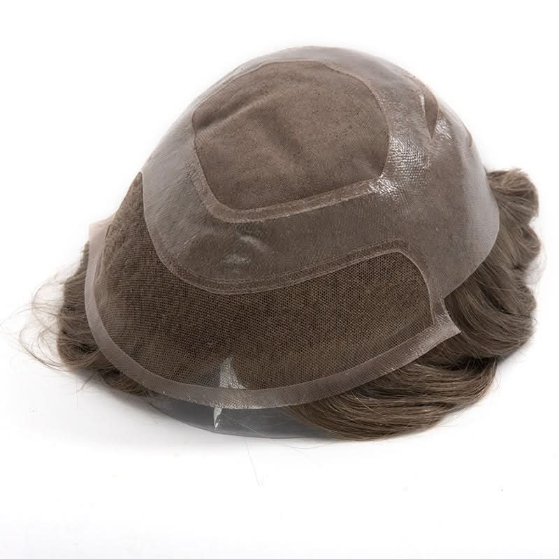 Versalite Men's Hair Pieces for Wedding | Fine Mono with PU Cutaways | Popular Style