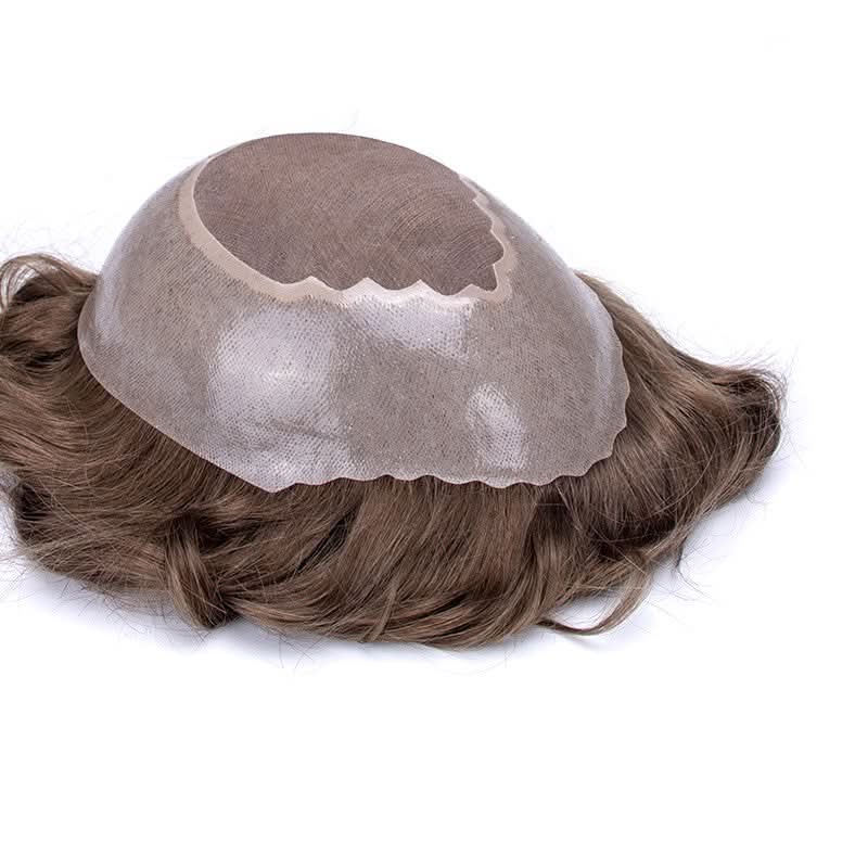 Apollo Men's Toupee Online | Mono with Scallop Front | Men's Hairstyle in Trend