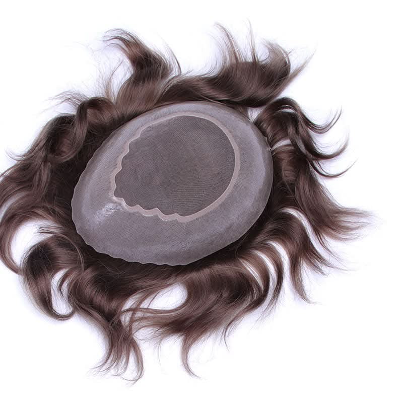 Apollo Men's Toupee Online | Mono with Scallop Front | Men's Hairstyle in Trend