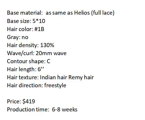 Custom Made Hair System