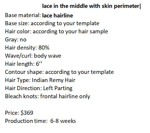 Custom Made Hair System