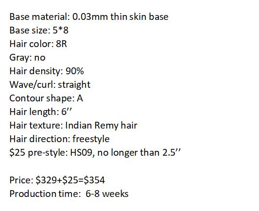 Custom Made Hair System