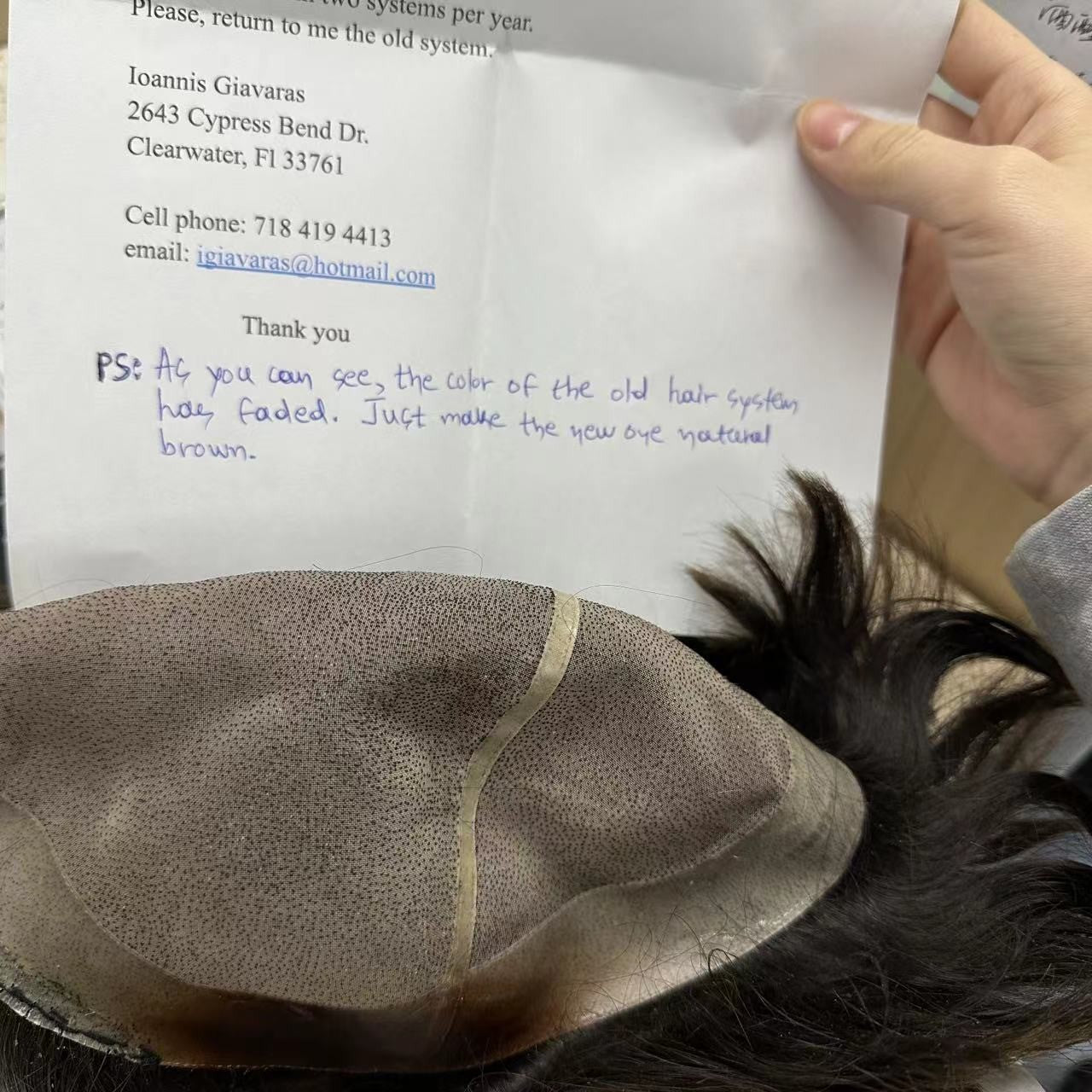 Custom Made Hair System