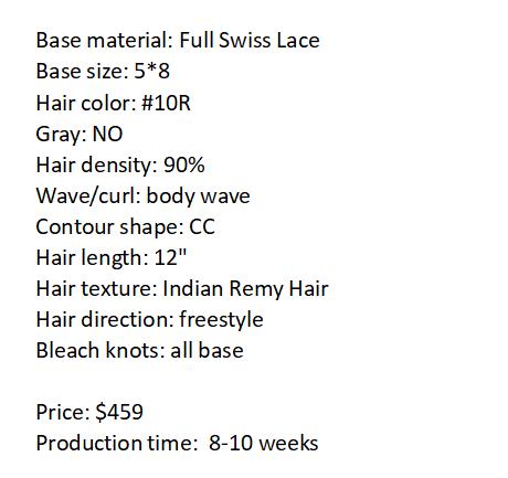 Custom Made Hair System