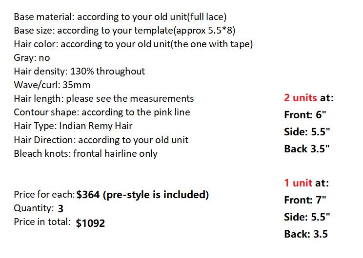 Custom Made Hair System