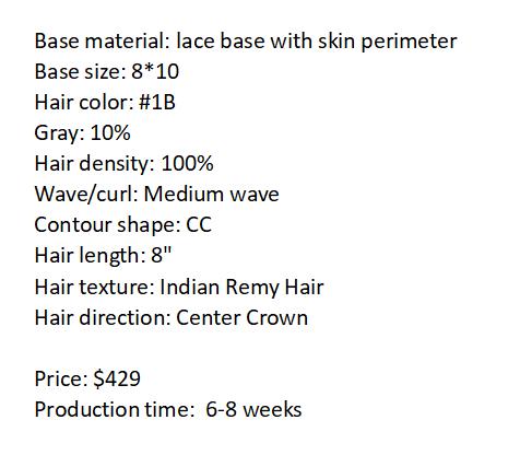 Custom Made Hair System