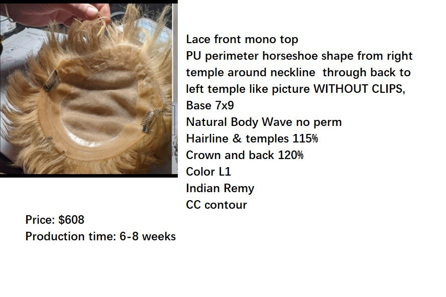 Wholesale hair system for salon - Stephanie - Alyssa