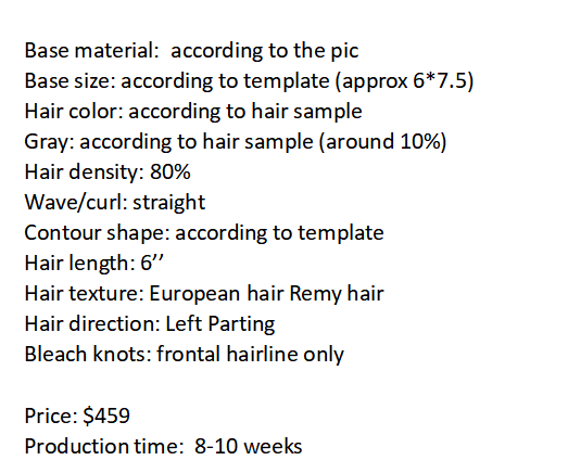 Custom Made Hair System