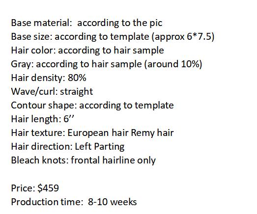 Custom Made Hair System