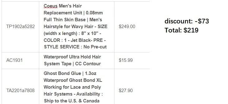 Hair Systems for Alex