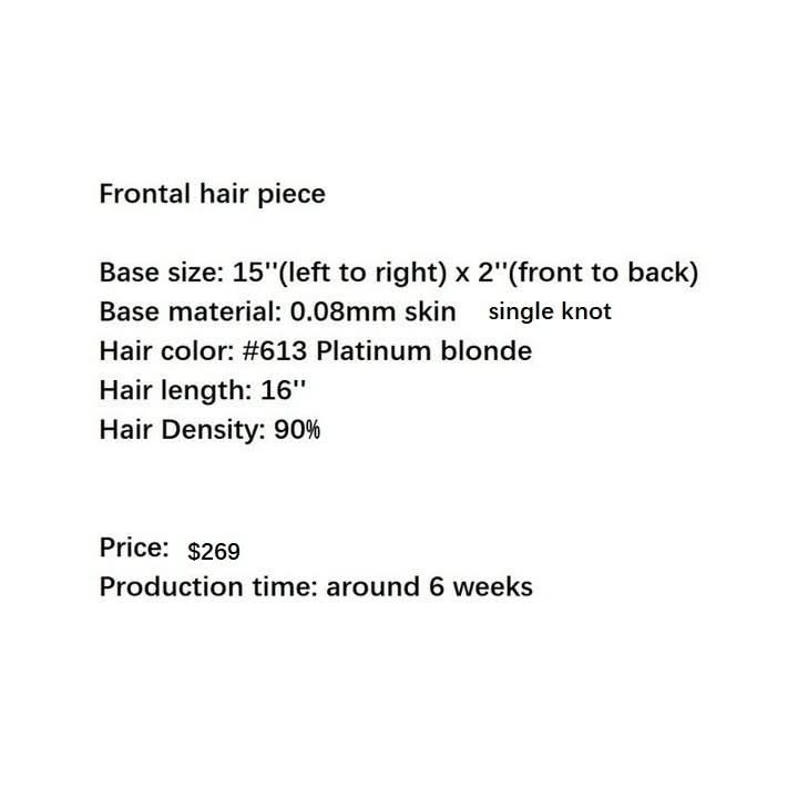 Custom Made Hair System