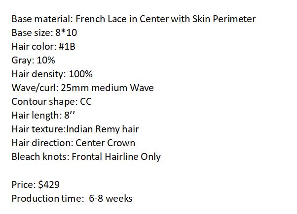 Custom Made Hair System
