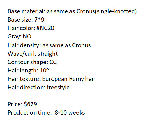 Custom Made Hair System