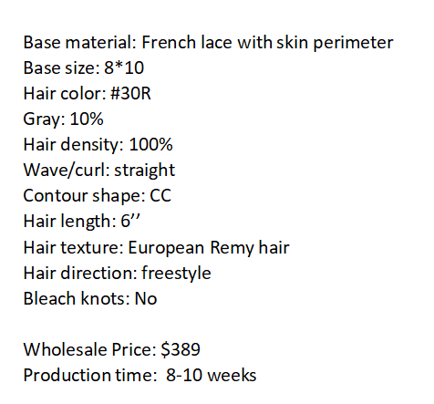 Wholesale Hair Systems for Salon