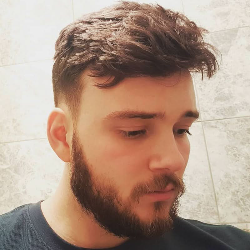 Apollo Men's Toupee Online | Mono with Scallop Front | Men's Hairstyle in Trend