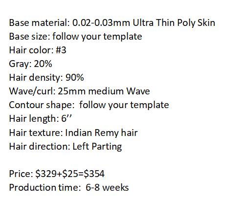 Custom Made Hair System
