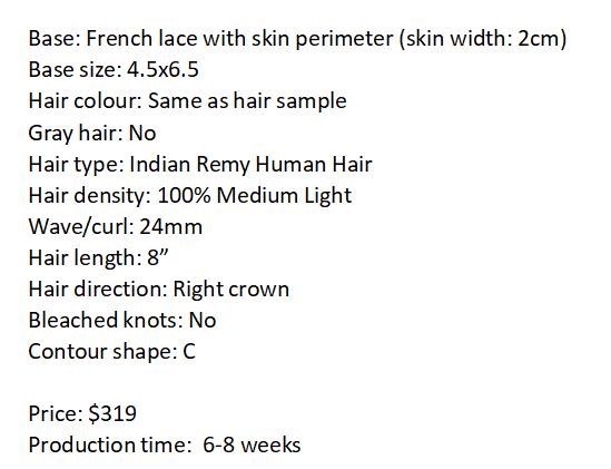 Custom Made Hair System