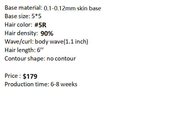 Custom Made Hair System