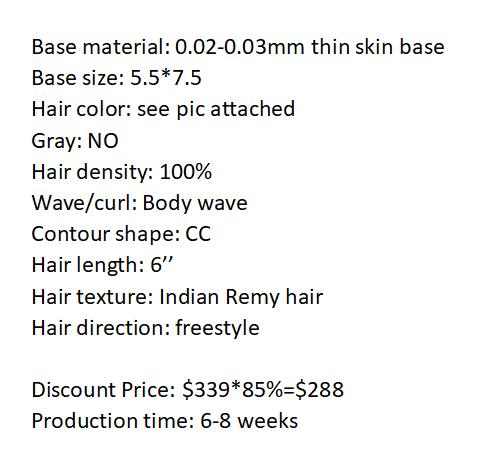 Custom Made Hair System