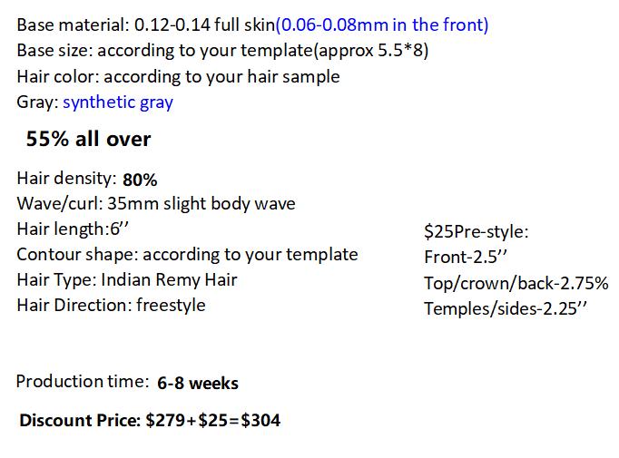 Custom Made Hair System