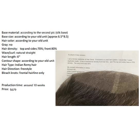 Custom Made Hair System