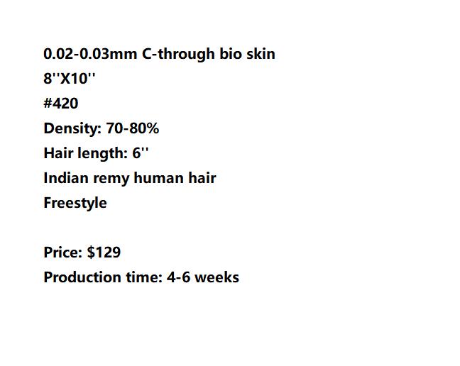 Custom Made Hair System