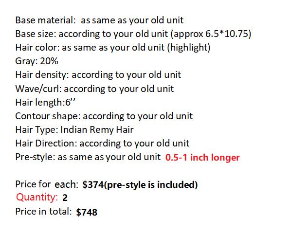 Custom Made Hair System