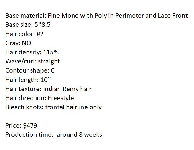 Custom Made Hair System