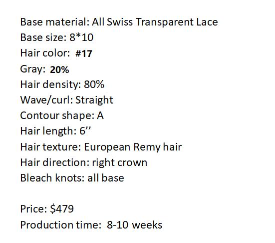 Custom Made Hair System