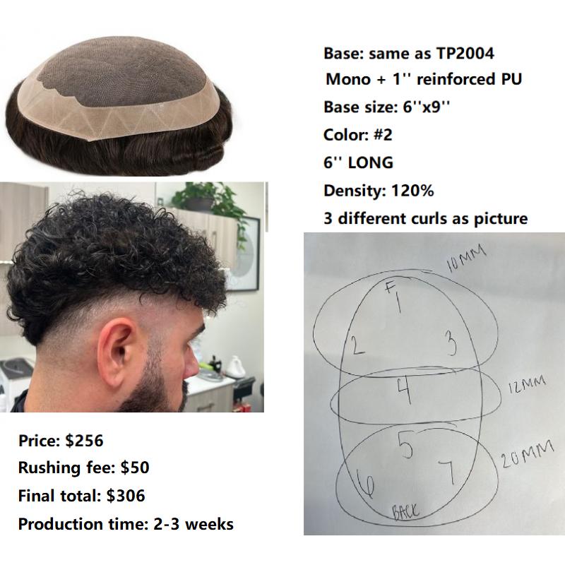Wholesale Custom Made Hair System for Salon