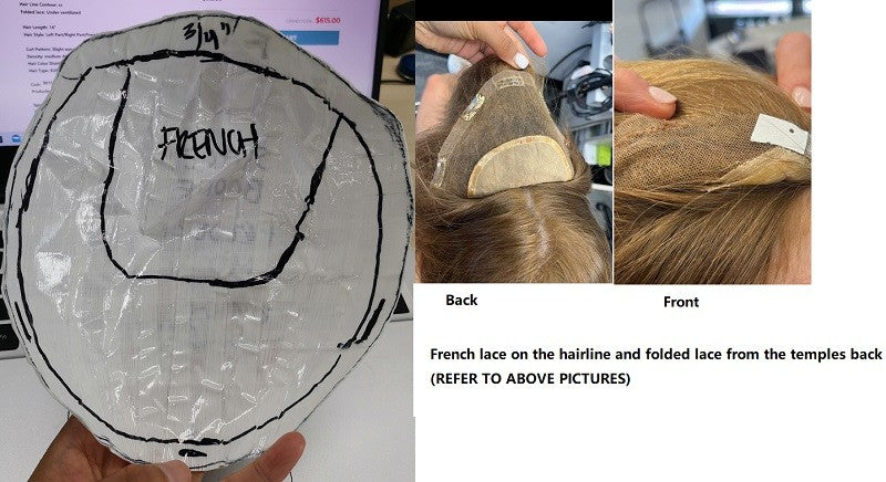 Wholesale Custom Made Hair System for Salon - Emily - Stacey