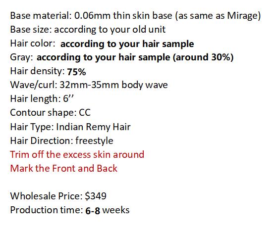 Custom Made Hair System