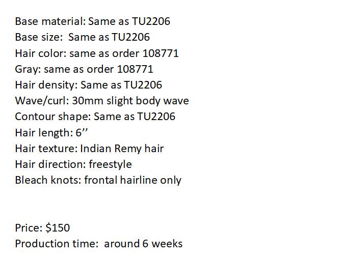 Custom Made Hair System