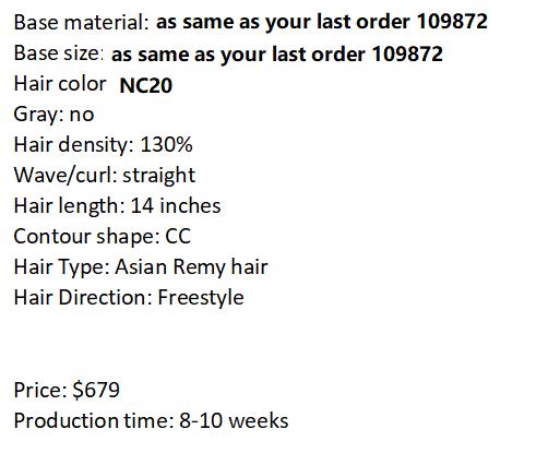 Custom Made Hair System
