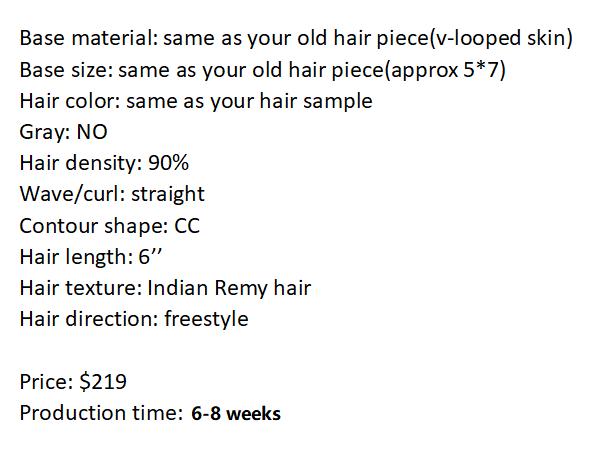 Custom Made Hair System